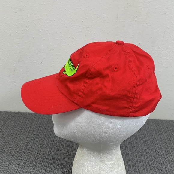 Punta Gorda FL Alligator Baseball Hat Kids Adjustable Red Strapback Cap - Picture 7 of 15